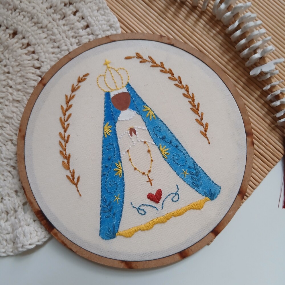 Bordado Nossa Senhora Aparecida