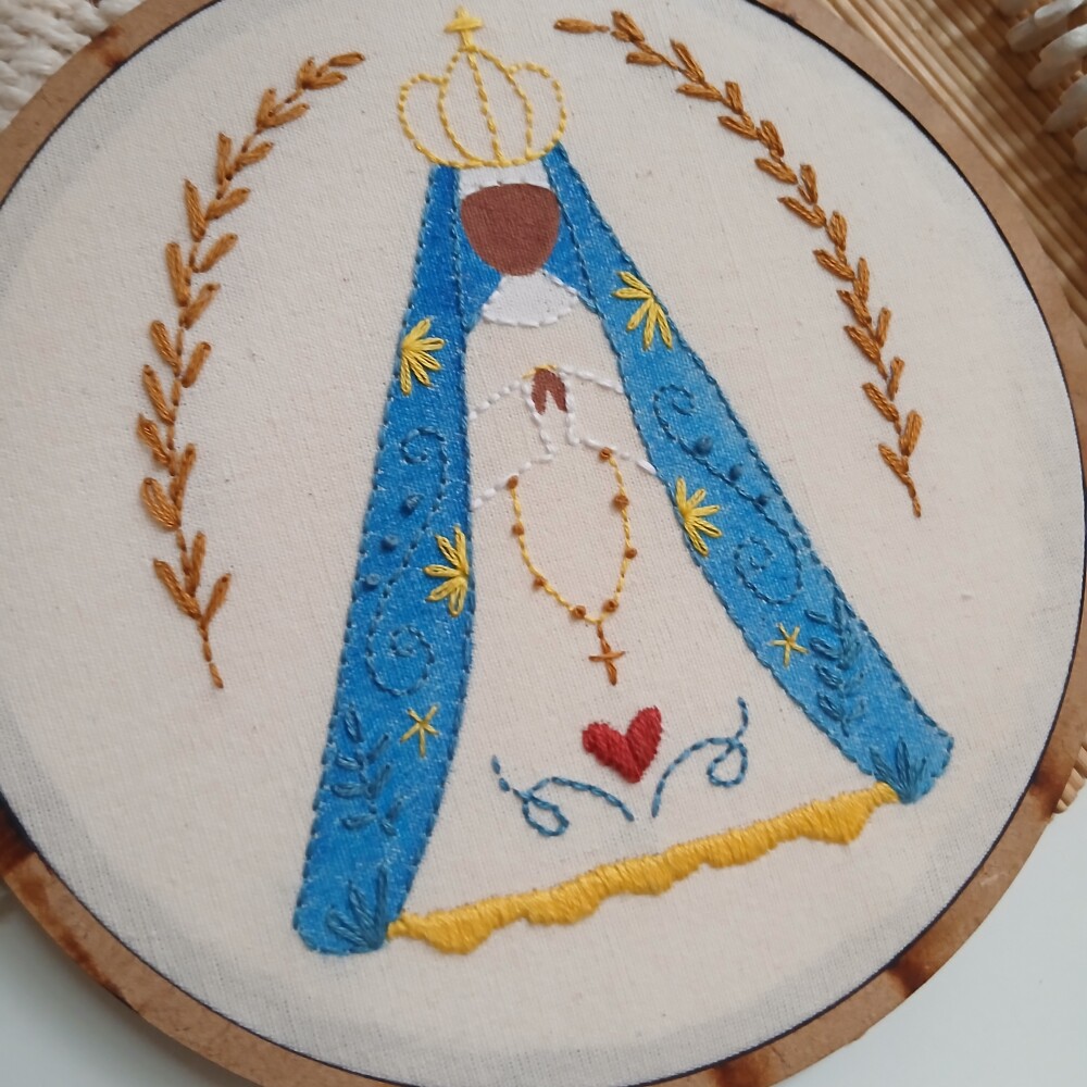 Bordado Nossa Senhora Aparecida