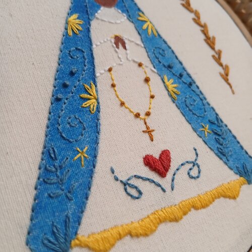 Bordado Nossa Senhora Aparecida