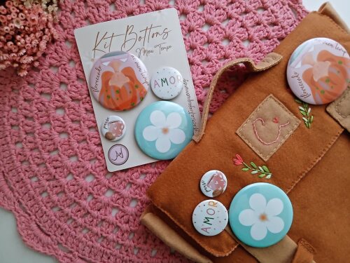 KIT Bottons Meu Tempo