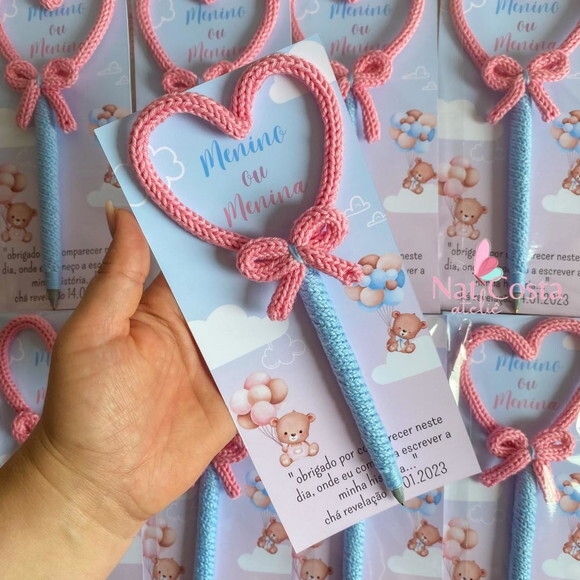 Canetas Personalizadas Em Tricotin