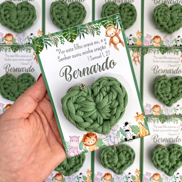 Kit 20 Lembrancinhas Maternidade com Cartão Personalizado
