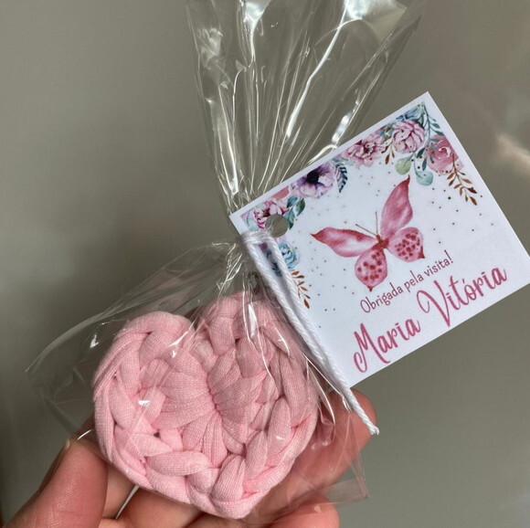 Kit 35 Lembrancinhas Chaveiro Fio de Malha