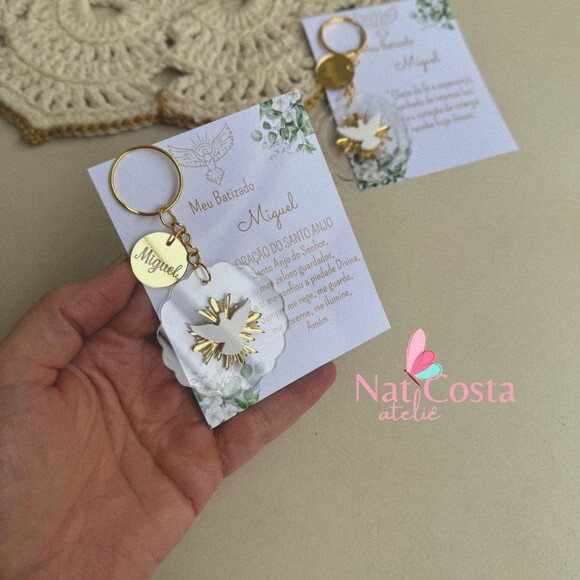 Lembrancinha Chaveiro em Acrílico Personalizado