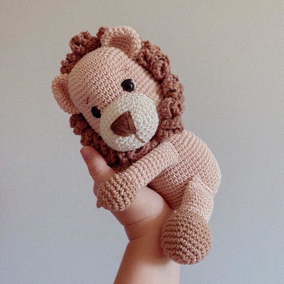 Luminária Rústica Corda com Amigurumi