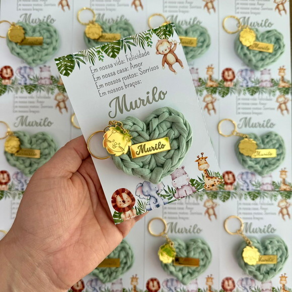 Lembrancinhas Maternidade Luxo com Pingente Personalizado