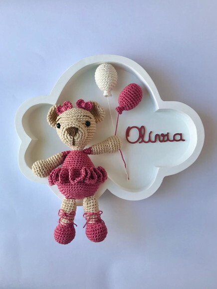 PORTA MATERNIDADE URSA BAILARINA