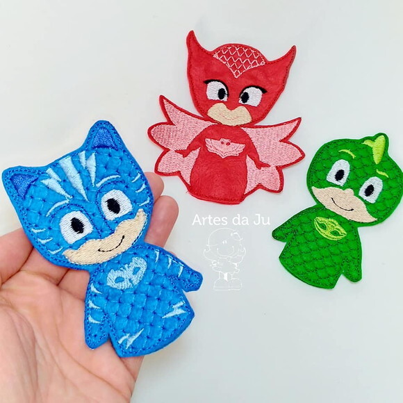 Dedoches - Turma Pj Heróis de Pijama (kit)