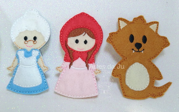 Dedoches da Turma da Chapéuzinho Vermelho
