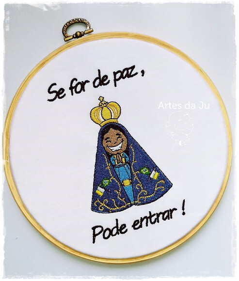 Enfeite Aparecida - Se for de Paz