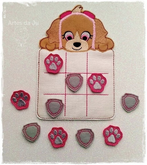 Jogo da Velha - Patrulha Canina (Skye)