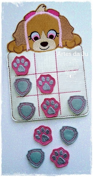 Jogo da Velha - Patrulha Canina (Skye)