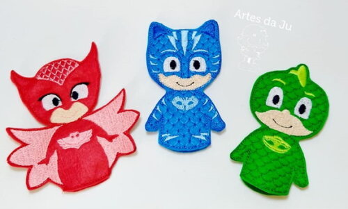 Dedoches - Turma Pj Heróis de Pijama (kit)