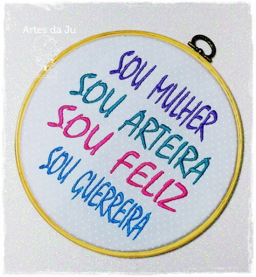 Enfeite - Sou Mulher Sou Arteira