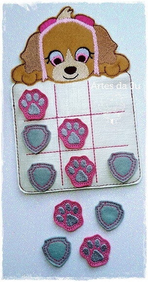 Jogo da Velha - Patrulha Canina (Skye)