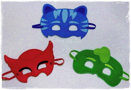Máscaras Corujita, Largatixo ou Menino Gato(unitário)