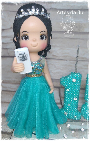 Topo Personalizado - 15 Anos (debutante)