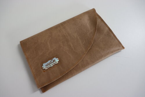 Carteira Soulier bronze em couro