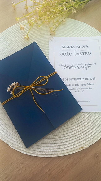 Convite de Casamento Envelope