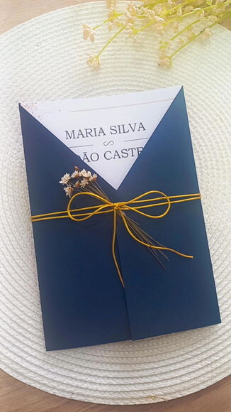 Convite de Casamento Envelope