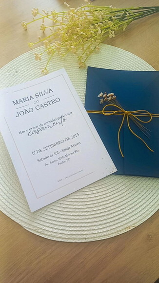 Convite de Casamento Envelope