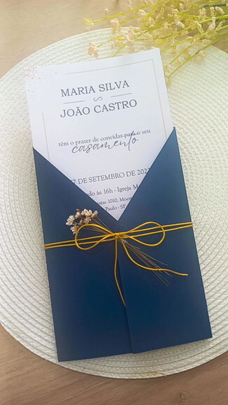 Convite de Casamento Envelope