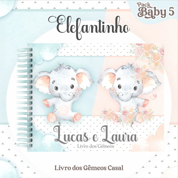 Livro do Bebê Gêmeos Casal