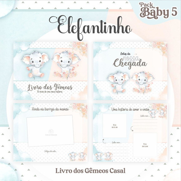Livro do Bebê Gêmeos Casal