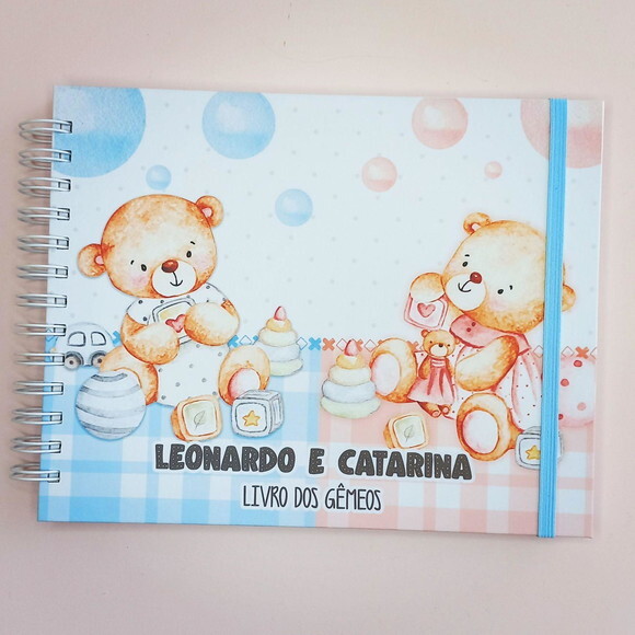 Livro do Bebê Gêmeos Casal