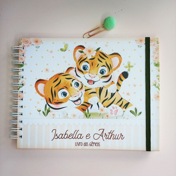 Livro do Bebê Gêmeos Casal