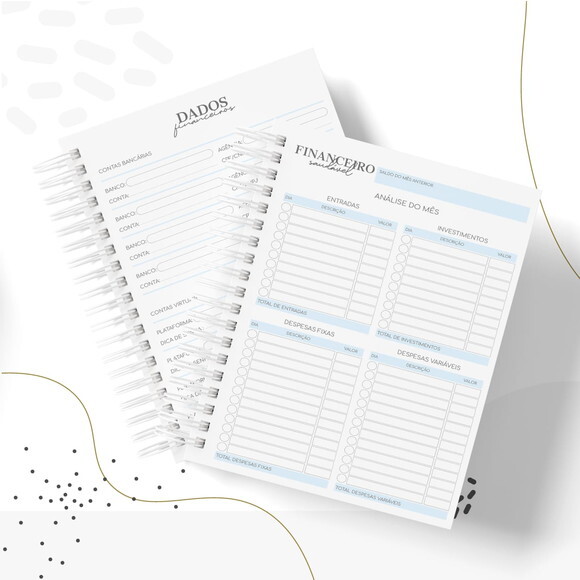 Planner 2022 Masculino Personalizado