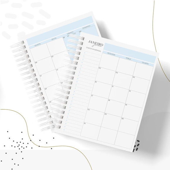 Planner 2022 Masculino Personalizado