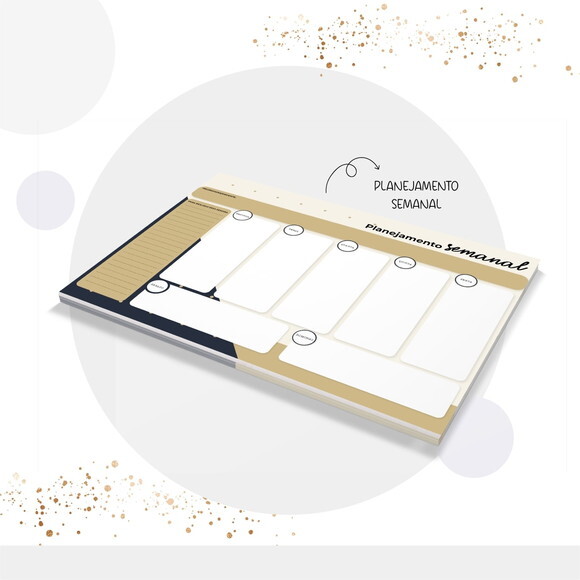 Planner de Mesa Semanal