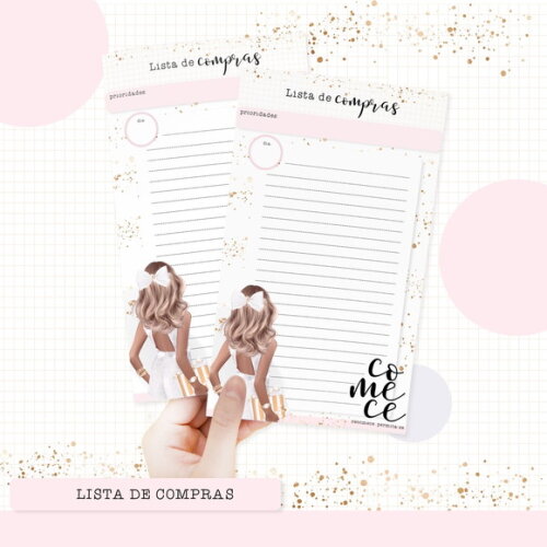 Bloco de Lista de Compras
