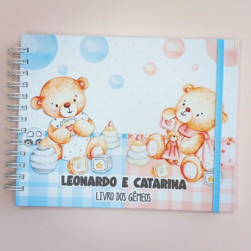 Livro do Bebê Gêmeos Casal