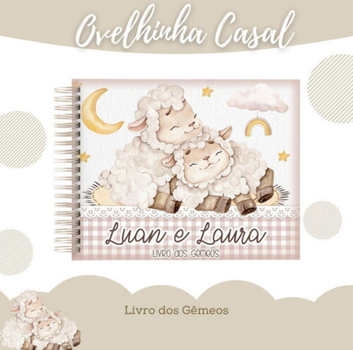 Livro do Bebê Gêmeos Casal