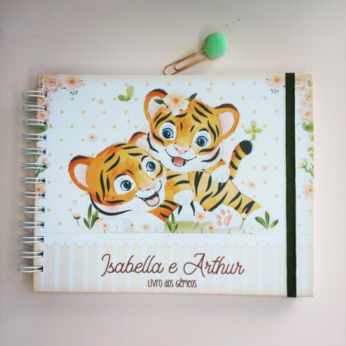 Livro do Bebê Gêmeos Casal