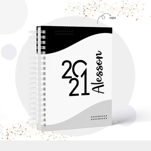 Planner 2022 Masculino Personalizado