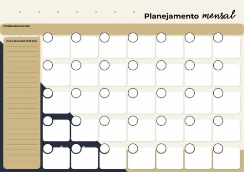 Planner Mensal