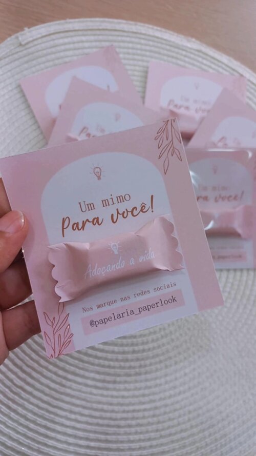 Kit com 50 Balas Personalizadas