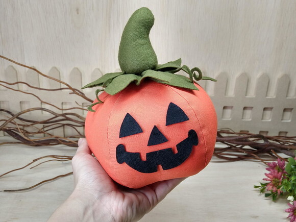 Abobora em Feltro Halloween