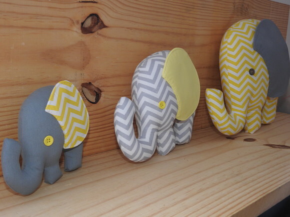 Almofada Elefante m - para Nichos Decorativa
