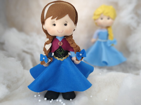 Ana de feltro - Personagem filme Frozen