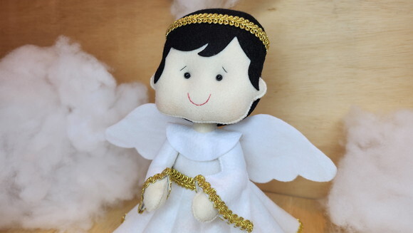 Anjo em Feltro* Chamar Chat Antes de Comprar
