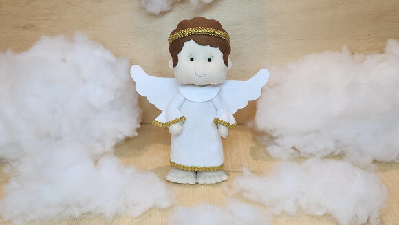 Anjo em Feltro* Chat Chamar Antes da Compra
