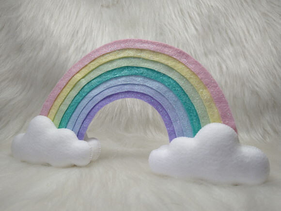 Arco Iris em Feltro * Chamar Chat