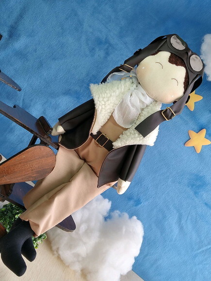 Aviador Pequeno Príncipe Boneco - 60 cm