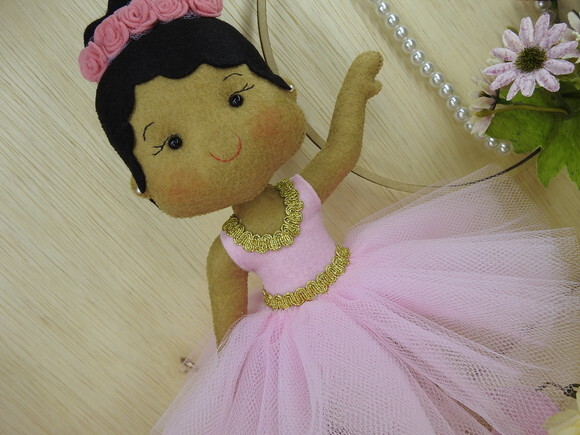 Bailarina em Feltro