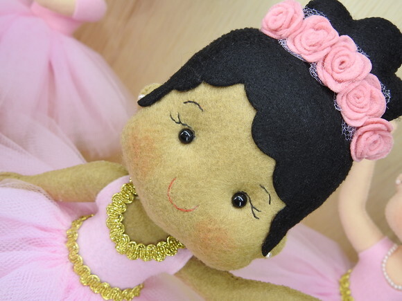 Bailarina em Feltro