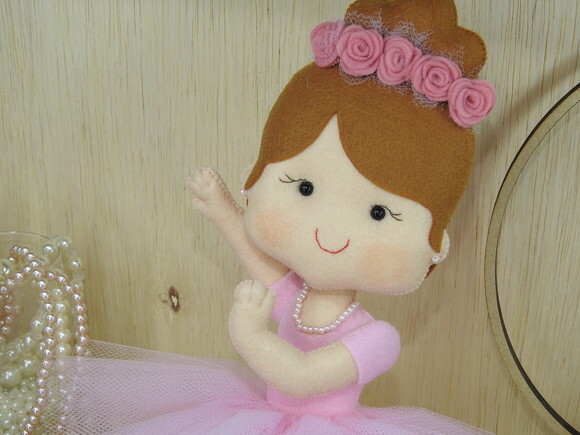 Bailarina em Feltro